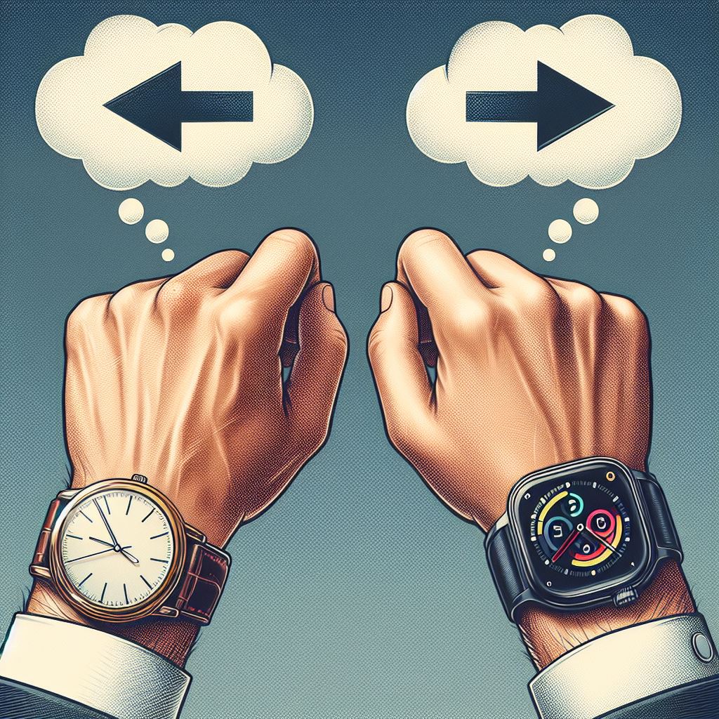 Wearing a wristwatch on the right hand or the left hand?