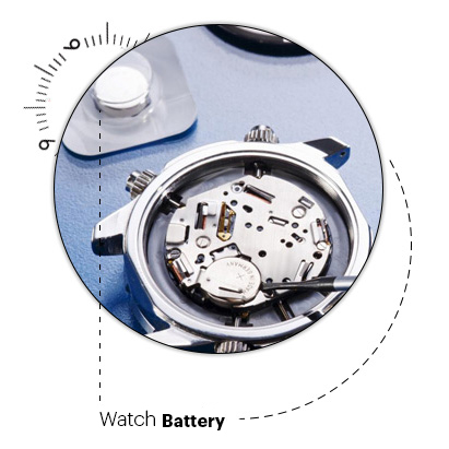 Types of watch batteries